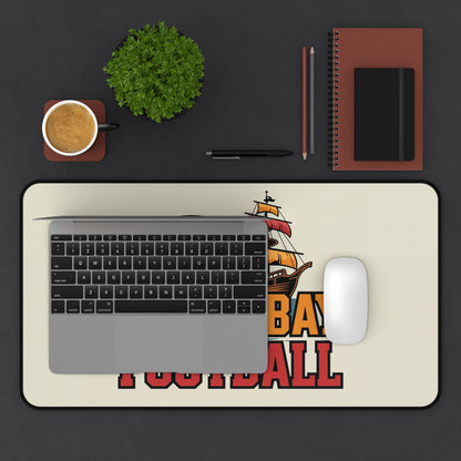 Tampa Bay Football High Definition Print Non Slip Desk Mat Office Home Mouse Pad Sports Fan Gift Ultra Smooth Surface Rubber Backing