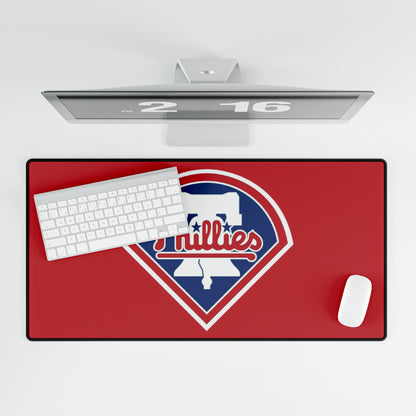 Philadelphia Phillies Logo MLB Baseball High Definition Print Desk Mat Mousepad