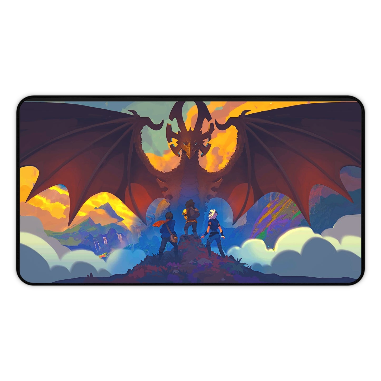 Dragon Prince cartoon PC PS High Definition Video Game Desk Mat Mousepad