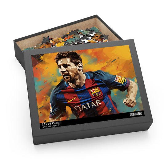 Dickes Lionel Messi-Puzzle (252 oder 500 Teile), hochwertiges Spiel