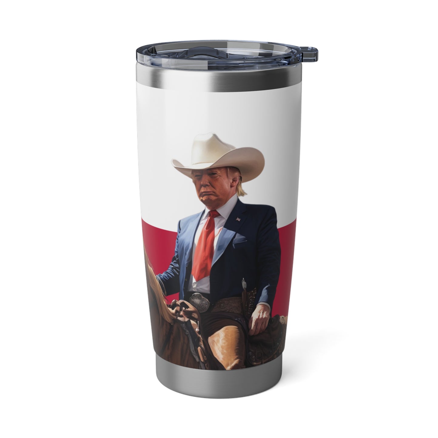 Make Texas Great Again Cowboy Trump Stainless Vagabond 20oz Tumbler