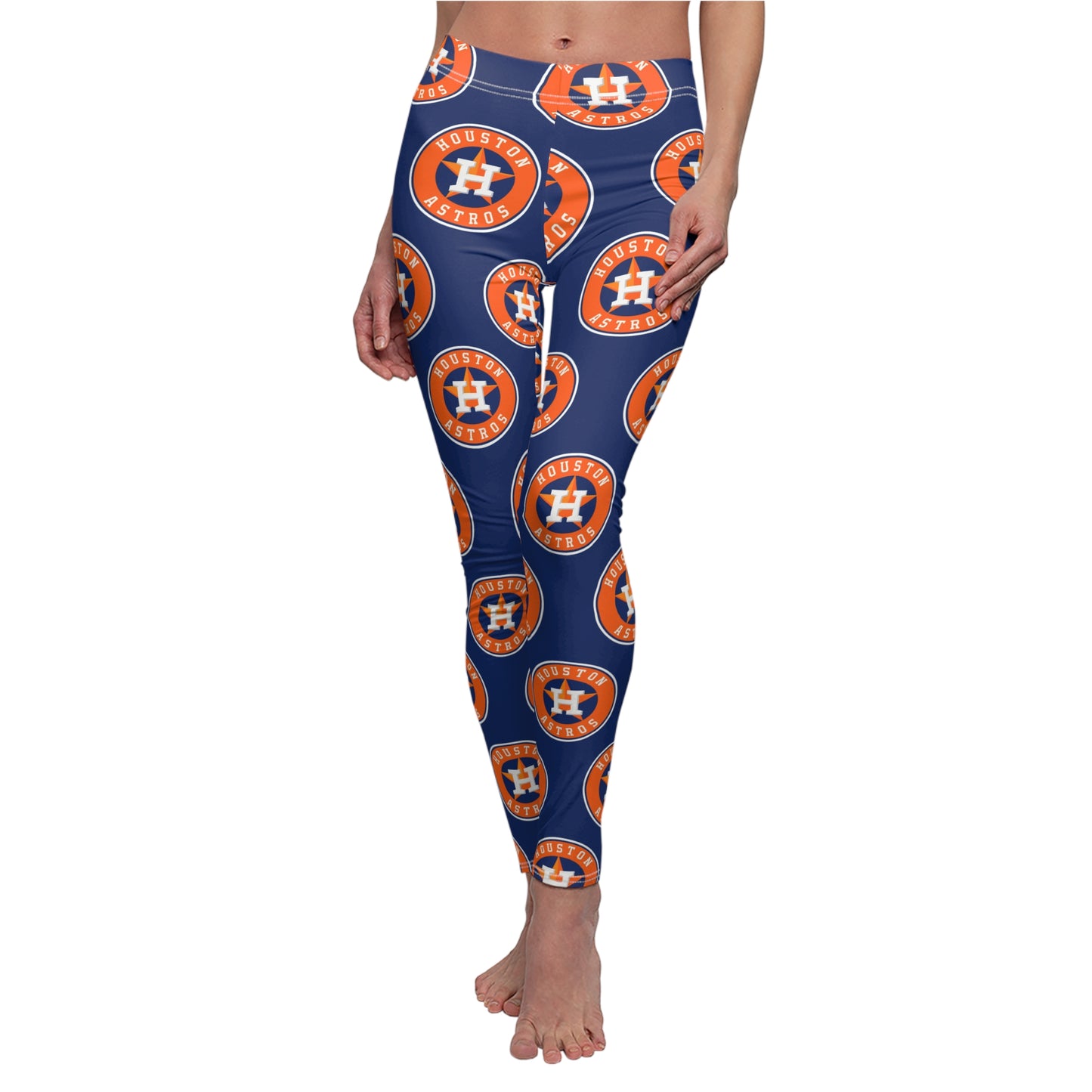 Houston Astros MLB Baseball Women's Casual Comfy Leggings