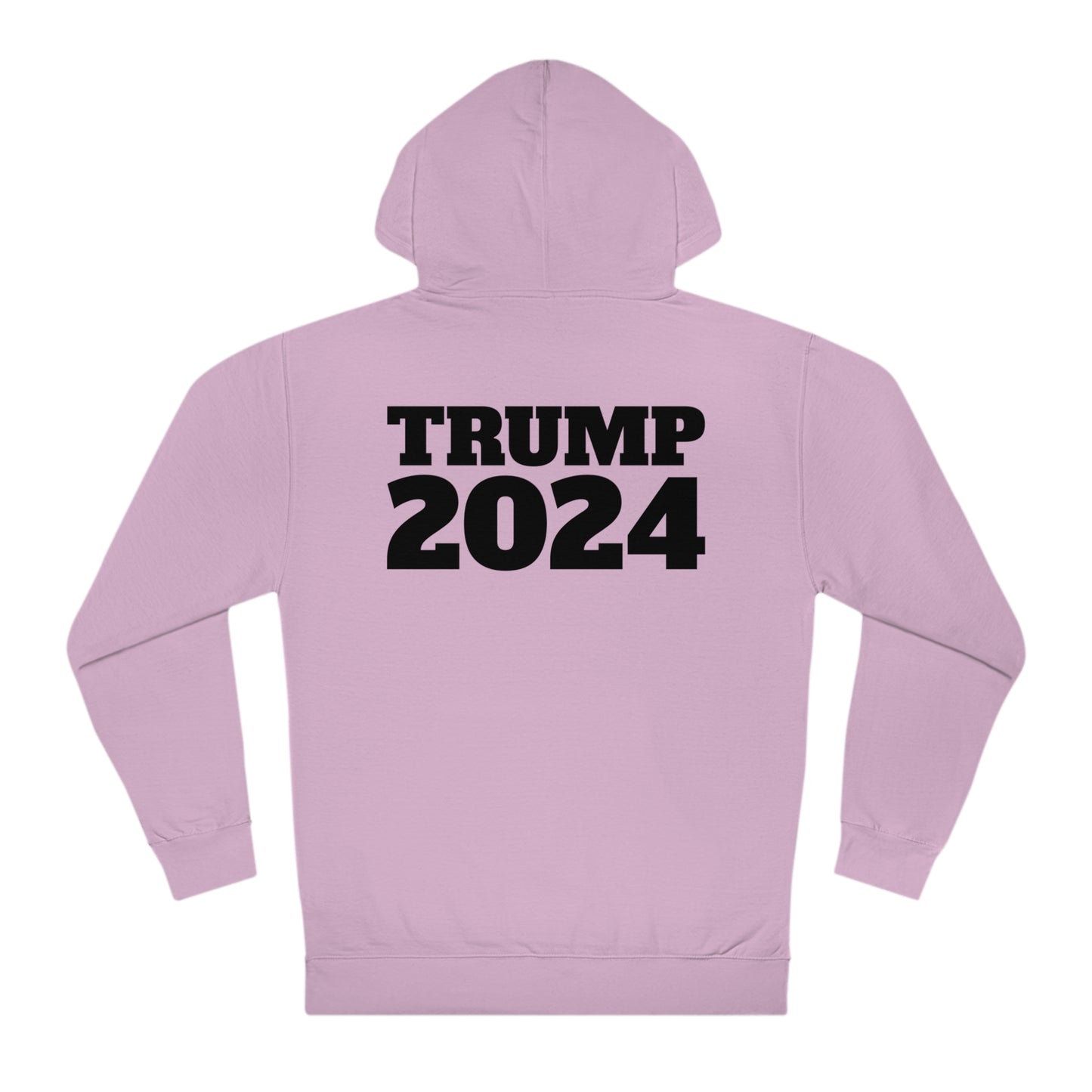 Trump Portrait 2024 weiches und langlebiges Unisex-Kapuzen-Sweatshirt. Wählen Sie Farbe und Größe