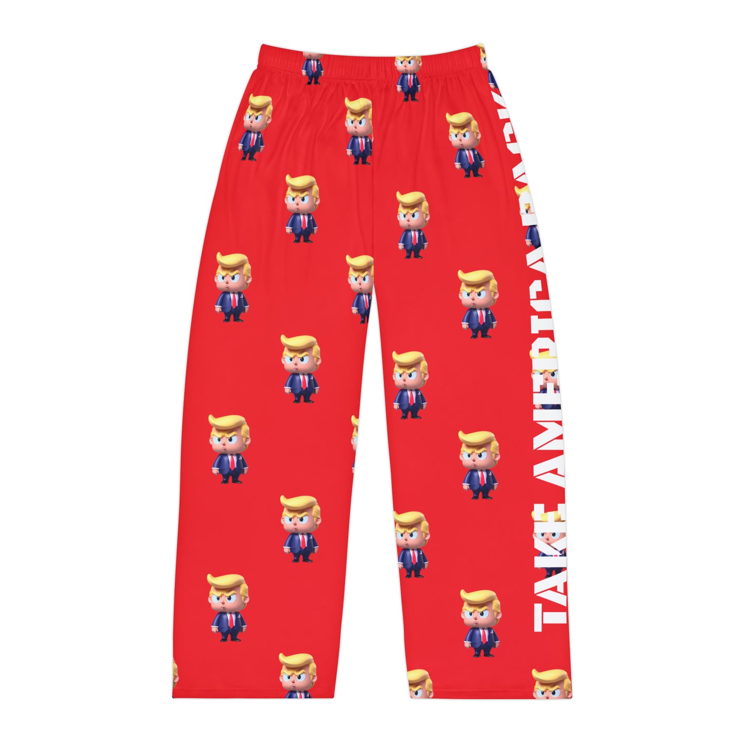 Little Trump Take America Back Men's Polyester Lounge Comfy Pajama Pants