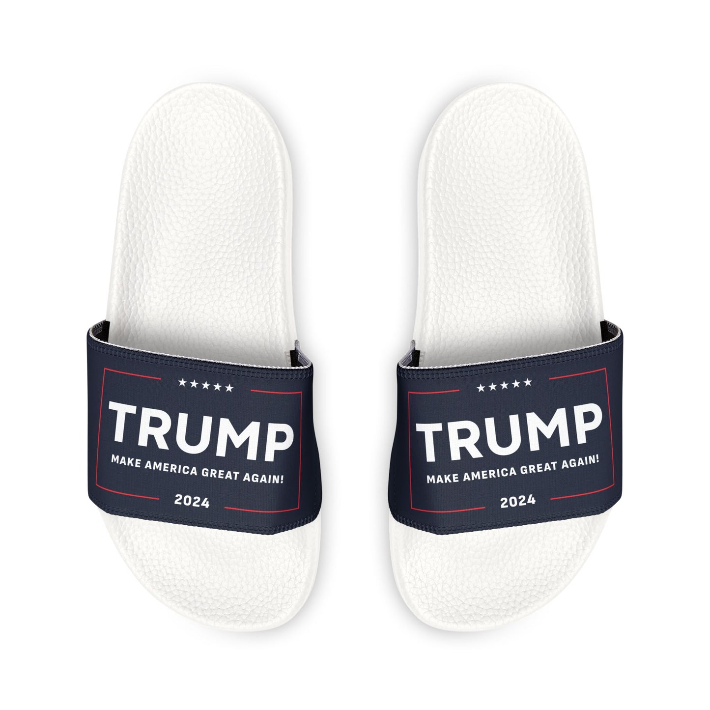 Women's Trump Make America Great Again Comfy PU Slide Sandals