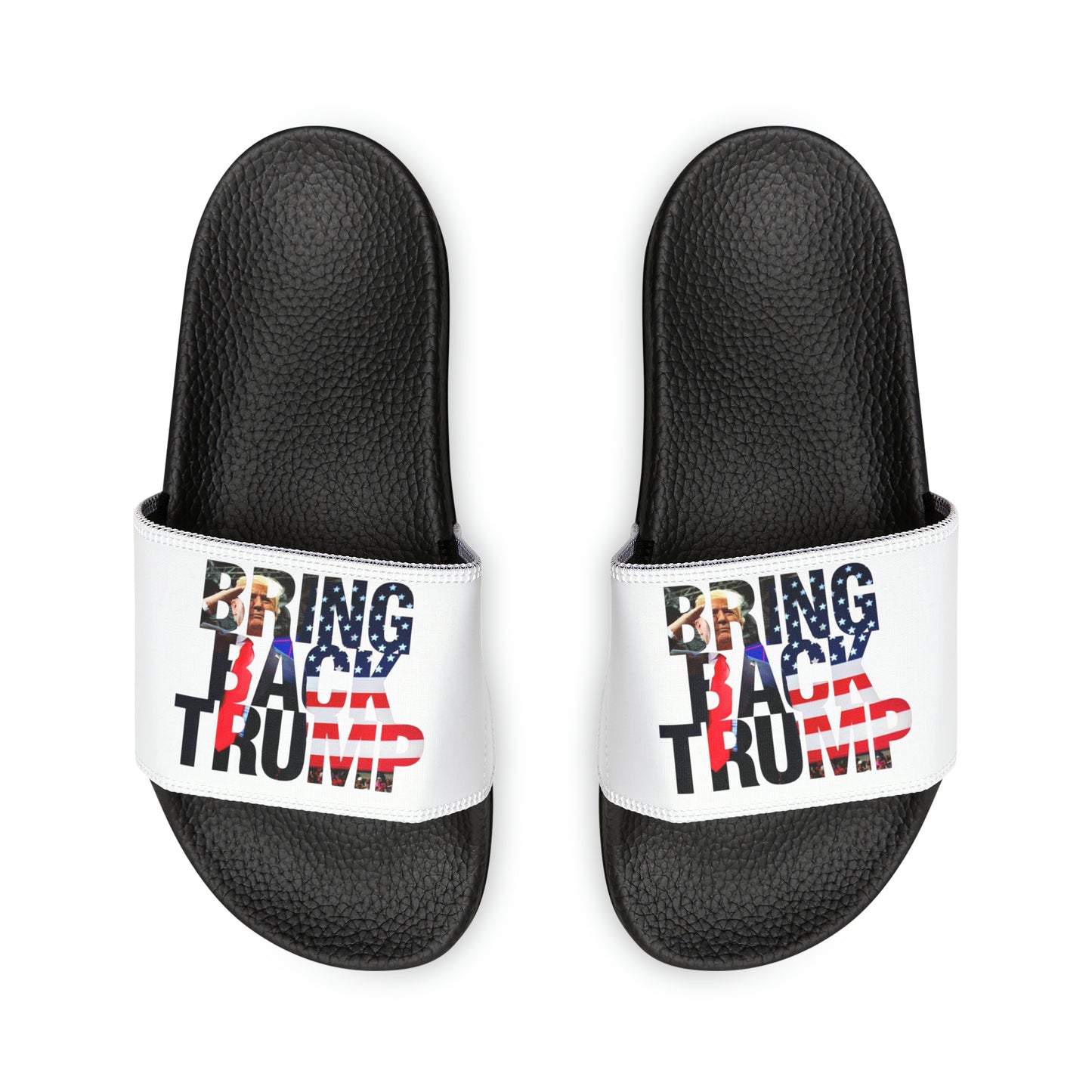 Bring Back Trump 2024 MAGA bequeme PU-Sandalen für Damen