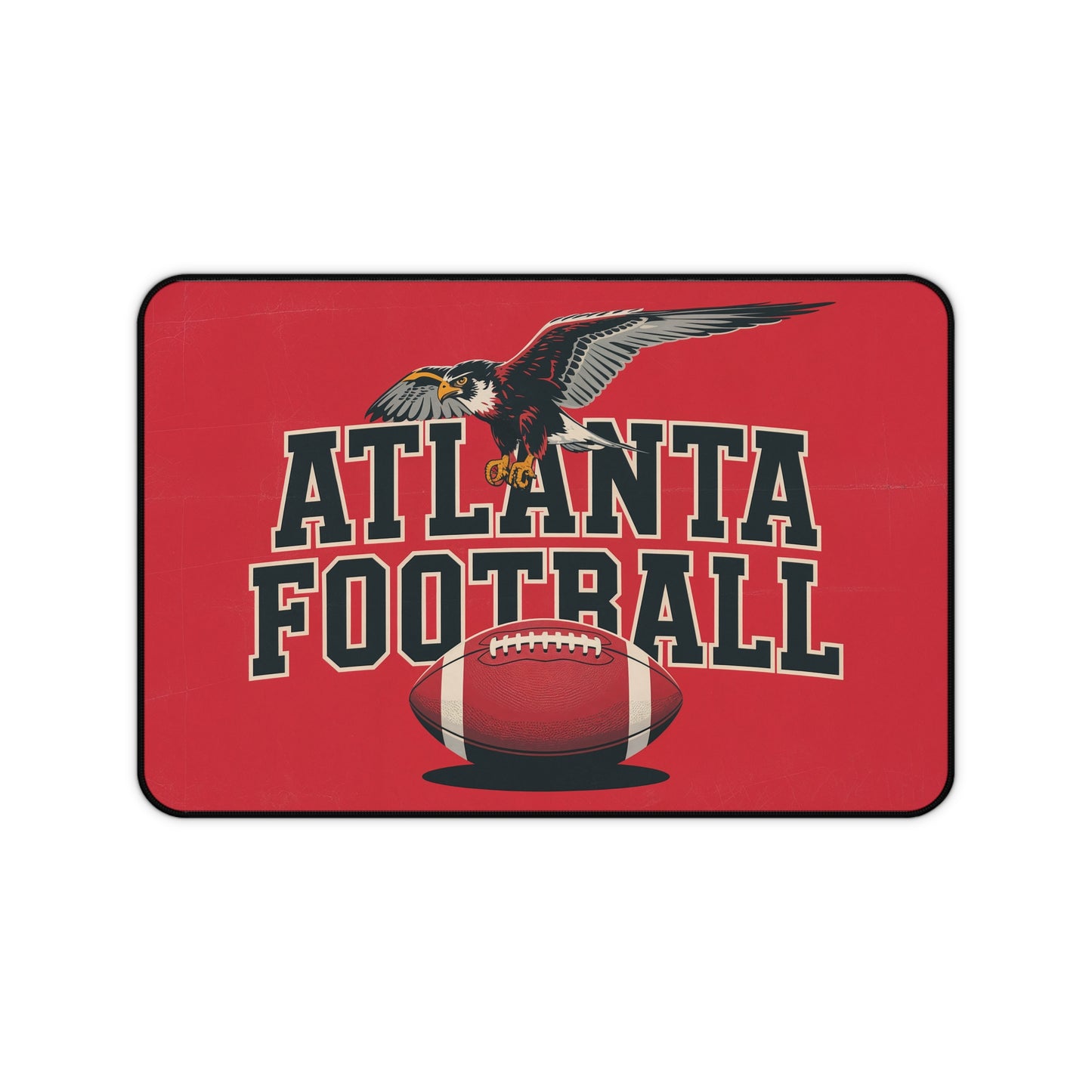 Atlanta Football High Definition Print Non Slip Desk Mat Office Home Mouse Pad Sports Fan Gift Ultra Smooth Surface Rubber Backing