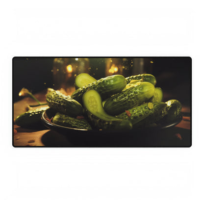 Pickles cucumbers Dill charcuterie board High Definition Desk Mat Mousepad