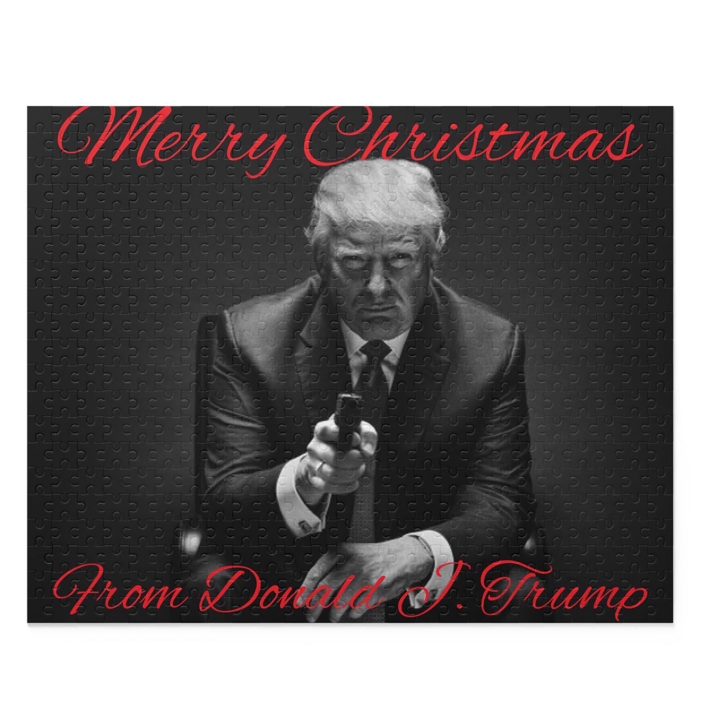 Frohe Weihnachten von Donald J. Trump Puzzle