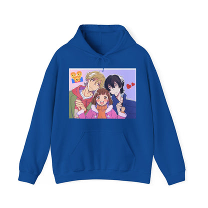 Buddy Daddies Anime Cartoon Unisex Heavy Blend Hooded Sweatshirt