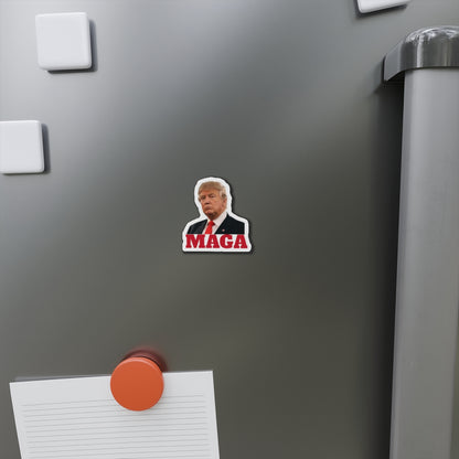 Donald Trump 2024 MAGA Heavy Duty Water Resistant Die-Cut Magnets