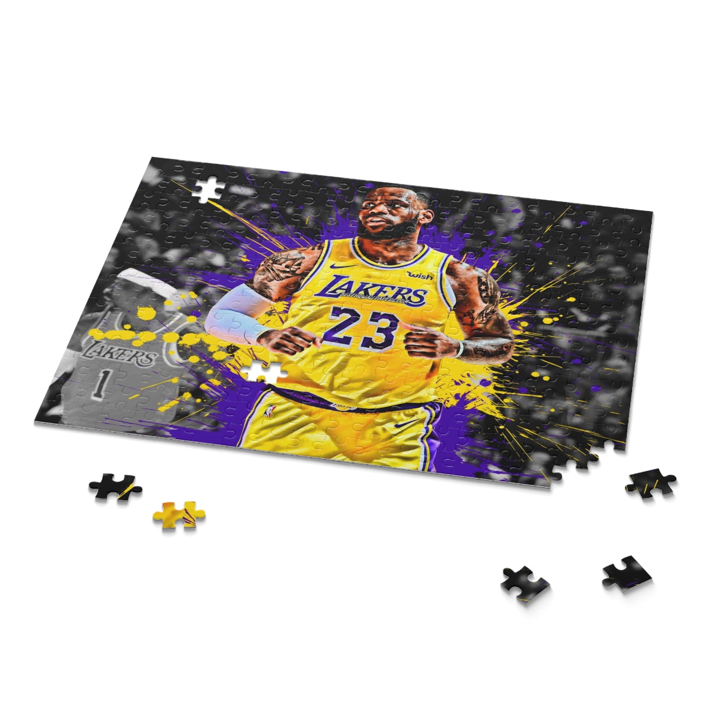 LeBron James 252 or 500 Piece Puzzle Basketball Lakers NBA