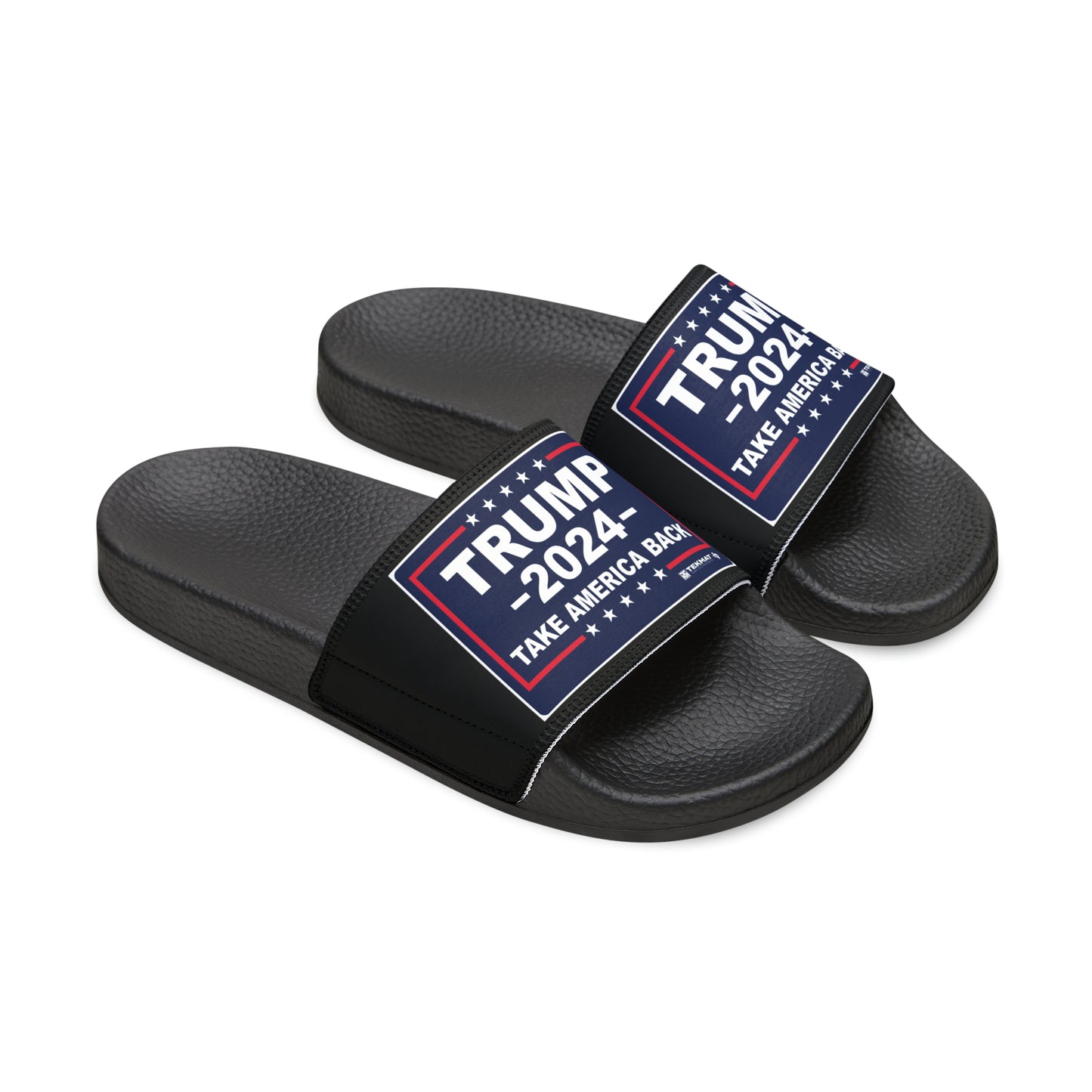 Men's Trump Take America Back MAGA Comfy PU Slide Sandals