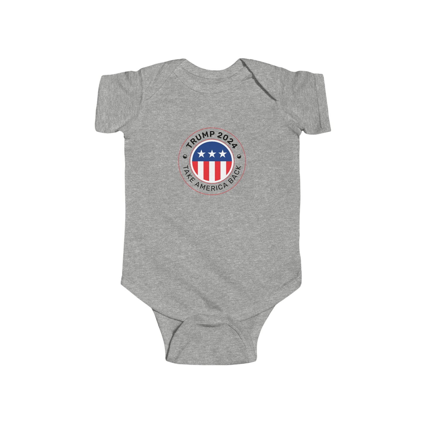 Trump 2024 Baby-Body aus Feinjersey