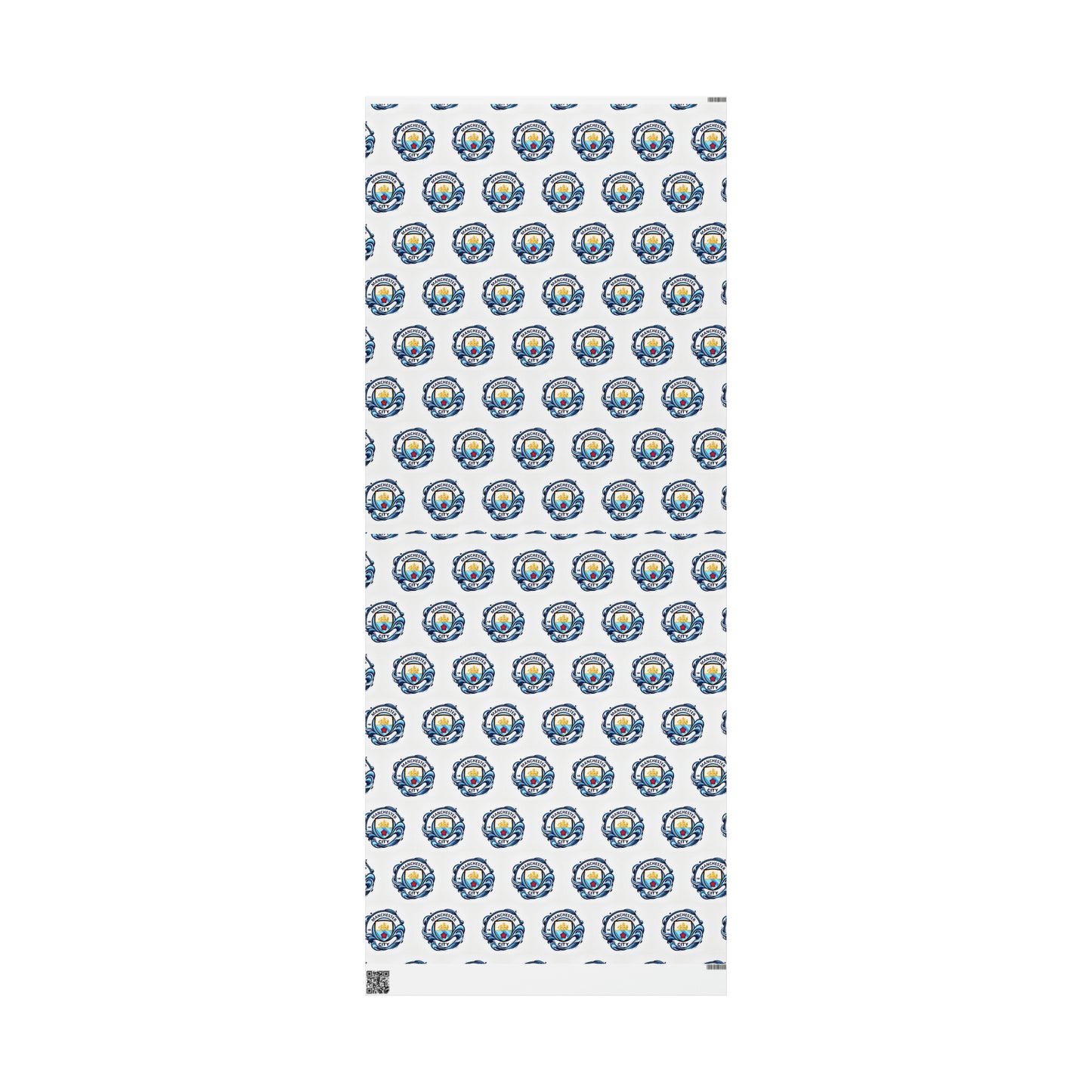 Manchester City Premier League Soccer Futbol Gift Wrapping Paper Holiday