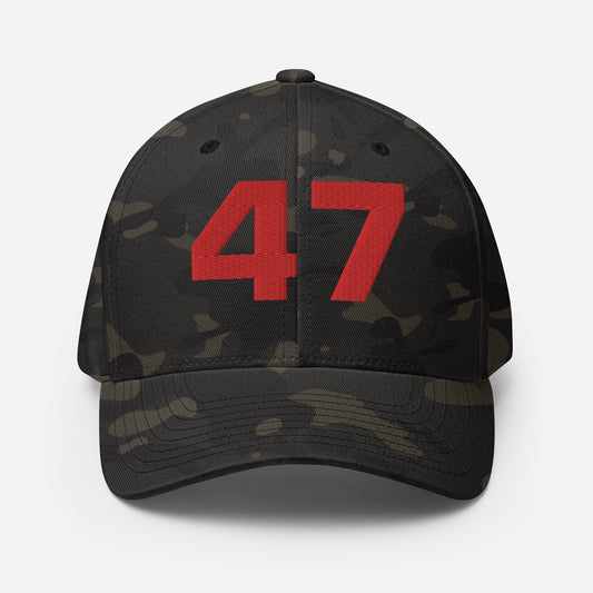 TRUMP 47 fitted baseball hat