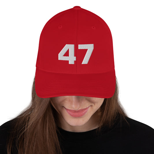 TRUMP 47 Fitted baseball Hat