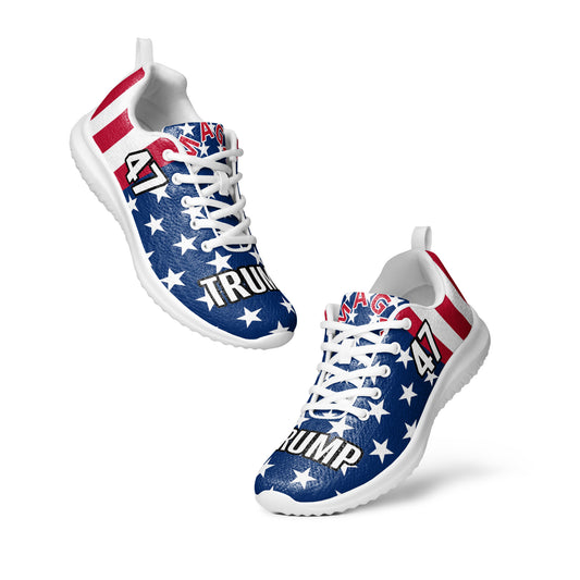 MAGA American Flag 47 Trump Men’s athletic sneaker shoes MAGAGA Store Exclusive