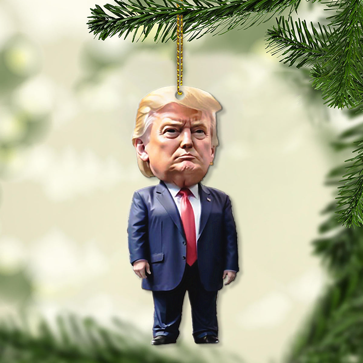 Donald Trump Christmas Tree Ornament style 1