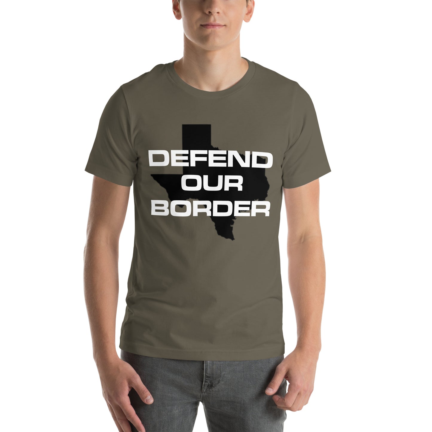 Verteidigen Sie unser Border Texas Rally Unisex-T-Shirt. Zeigen Sie Unterstützung