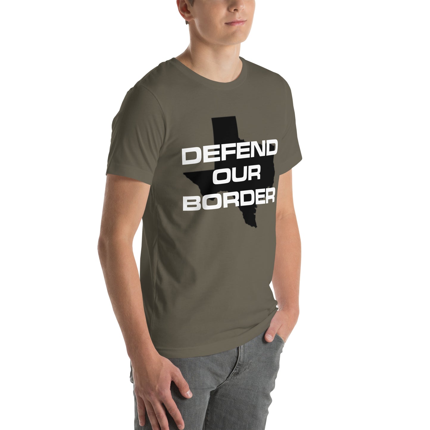 Verteidigen Sie unser hochwertiges Unisex-T-Shirt Border Texas