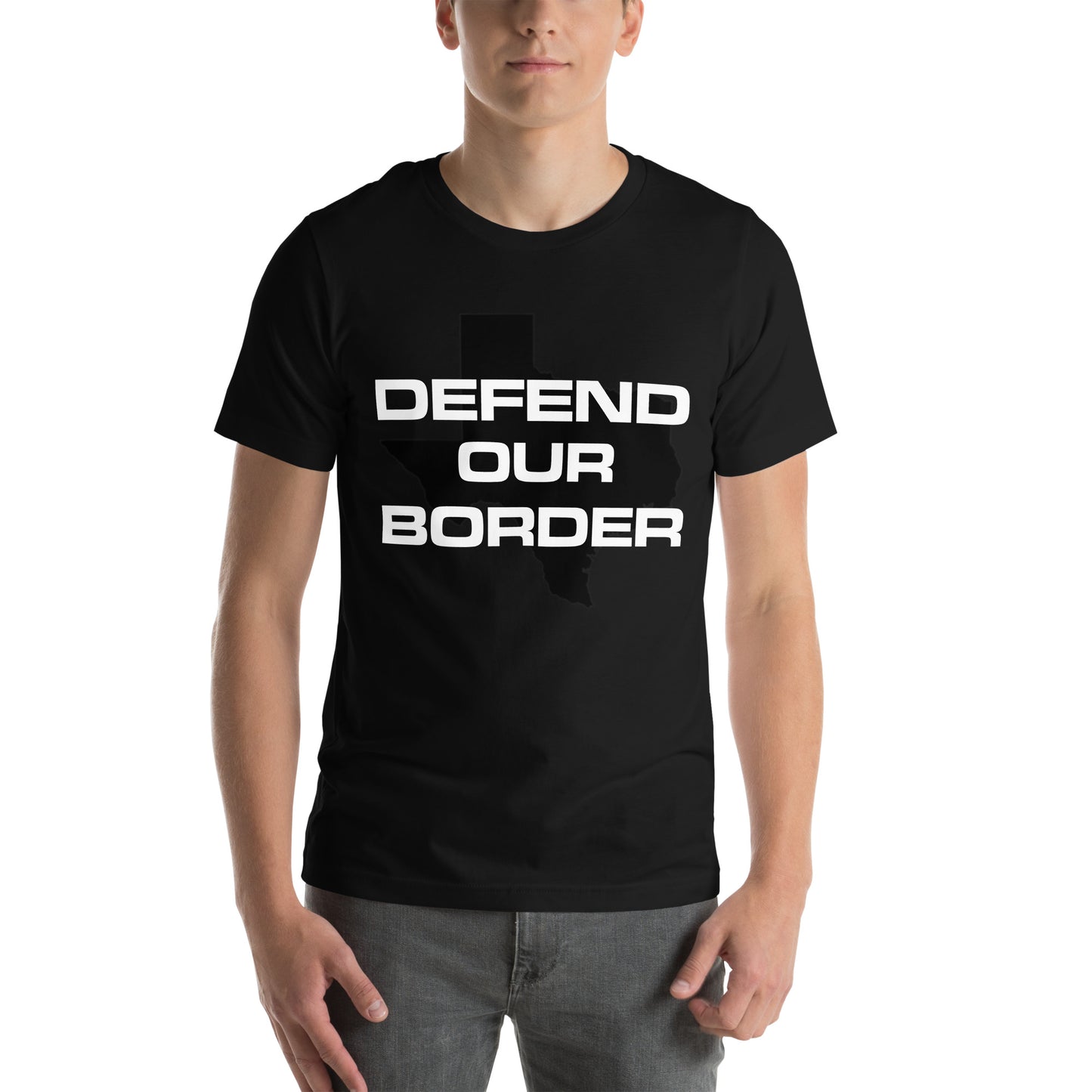 Verteidigen Sie unser Border Texas Rally Unisex-T-Shirt. Zeigen Sie Unterstützung