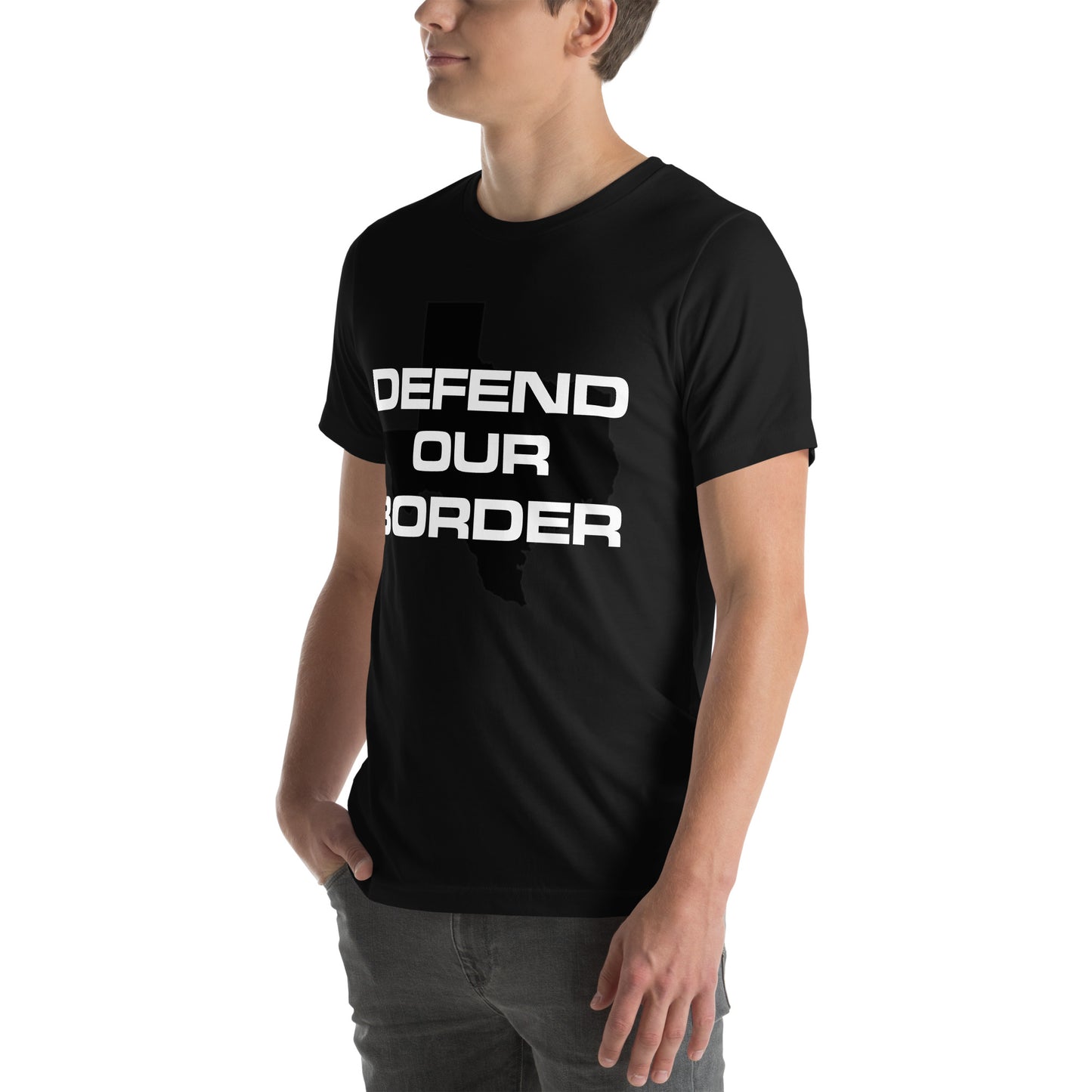 Verteidigen Sie unser hochwertiges Unisex-T-Shirt Border Texas