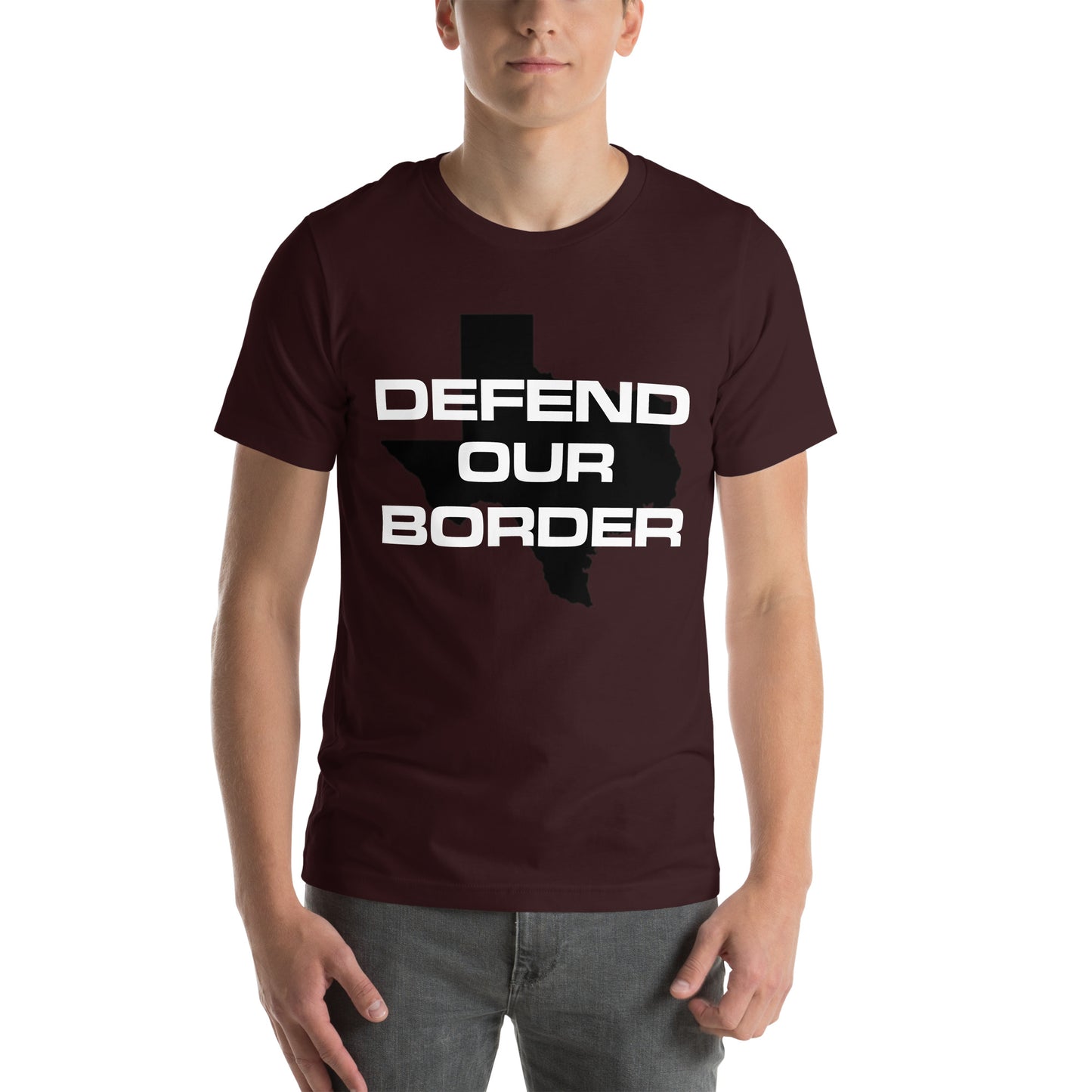 Verteidigen Sie unser hochwertiges Unisex-T-Shirt Border Texas